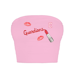 Cleveland Guardians Lipstick Crop Tube Top