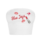 Toronto Blue Jays Lipstick Crop Tube Top