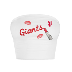 San Francisco Giants Lipstick Crop Tube Top