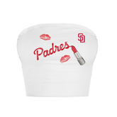 San Diego Padres Lipstick Crop Tube Top