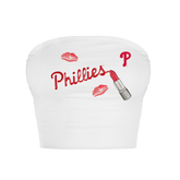 Philadelphia Phillies Lipstick Crop Tube Top