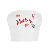 New York Mets Lipstick Crop Tube Top
