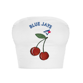 Toronto Blue Jays Cherry Crop Tube Top