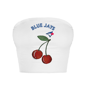 Toronto Blue Jays Cherry Crop Tube Top