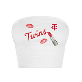 Minnesota Twins Lipstick Crop Tube Top