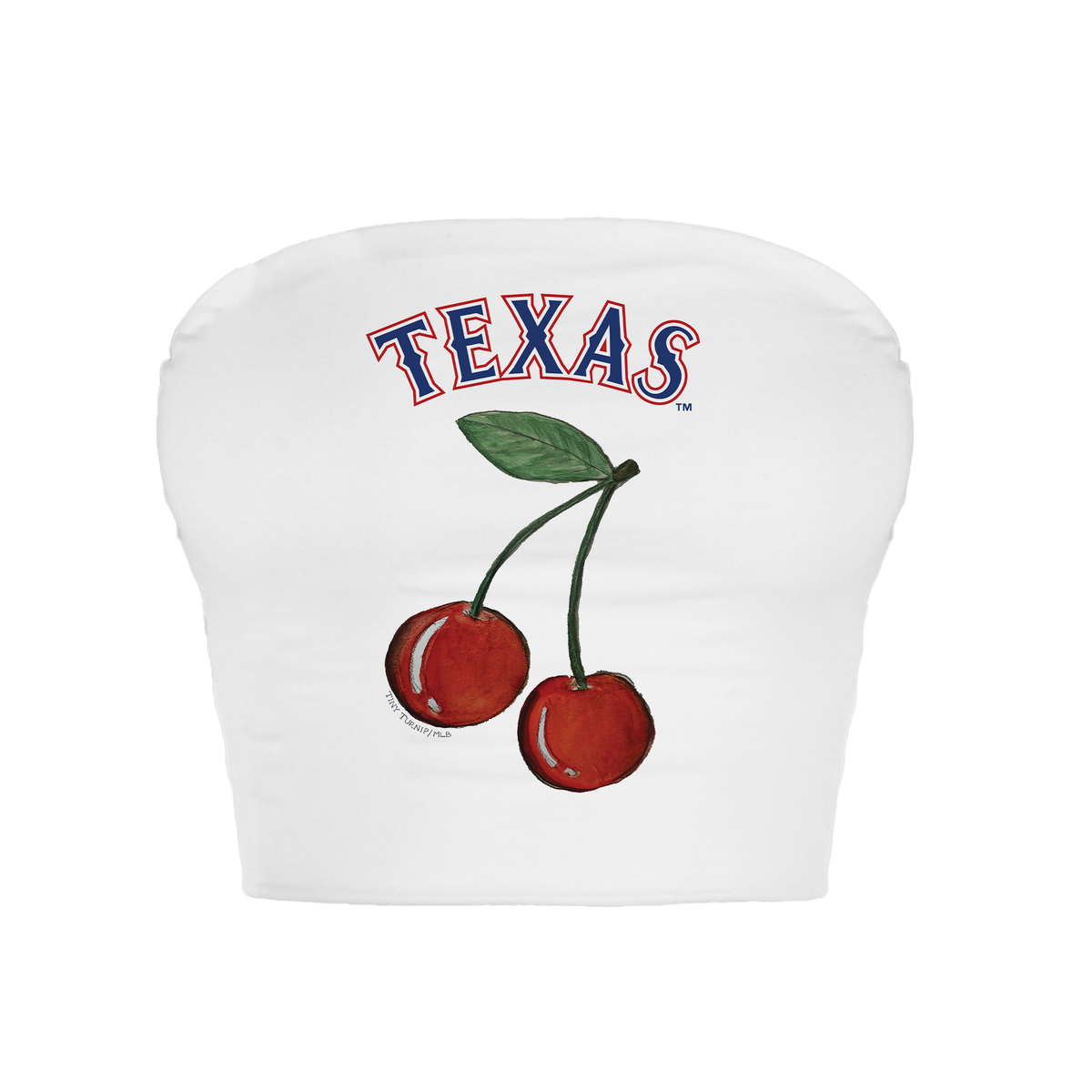 Texas Rangers Cherry Crop Tube Top