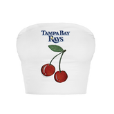 Tampa Bay Rays Cherry Crop Tube Top
