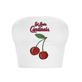 St. Louis Cardinals Cherry Crop Tube Top