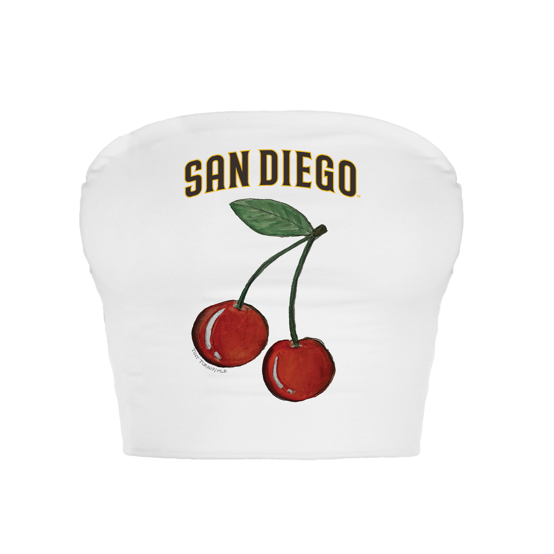 San Diego Padres Cherry Crop Tube Top
