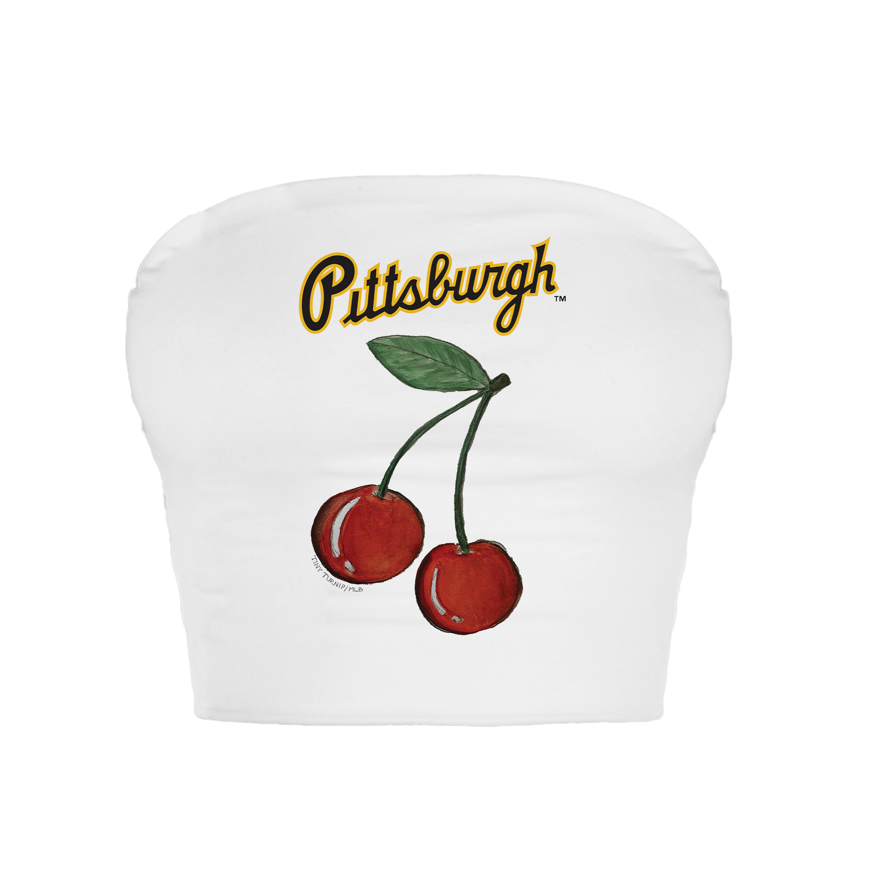 Pittsburgh Pirates Cherry Crop Tube Top