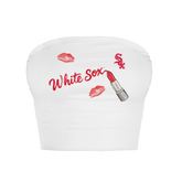 Chicago White Sox Lipstick Crop Tube Top