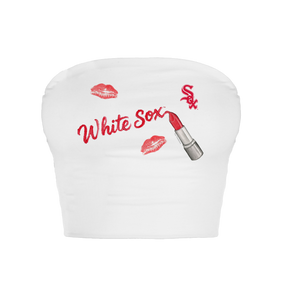 Chicago White Sox Lipstick Crop Tube Top