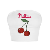 Philadelphia Phillies Cherry Crop Tube Top