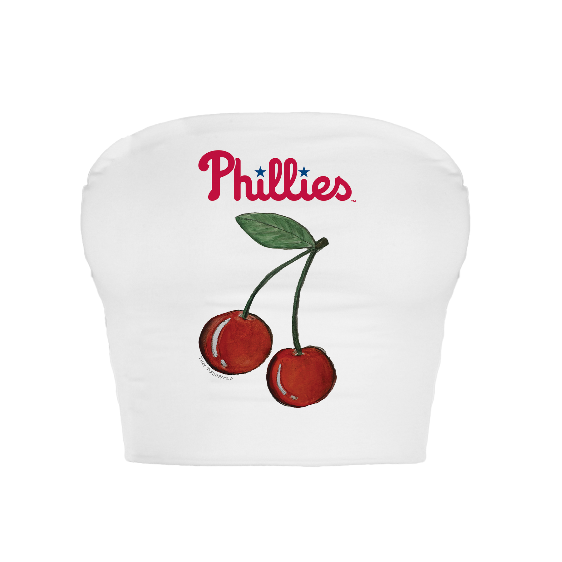 Philadelphia Phillies Cherry Crop Tube Top