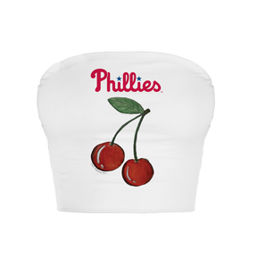 Philadelphia Phillies Cherry Crop Tube Top