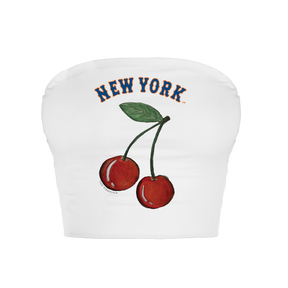 New York Mets Cherry Crop Tube Top