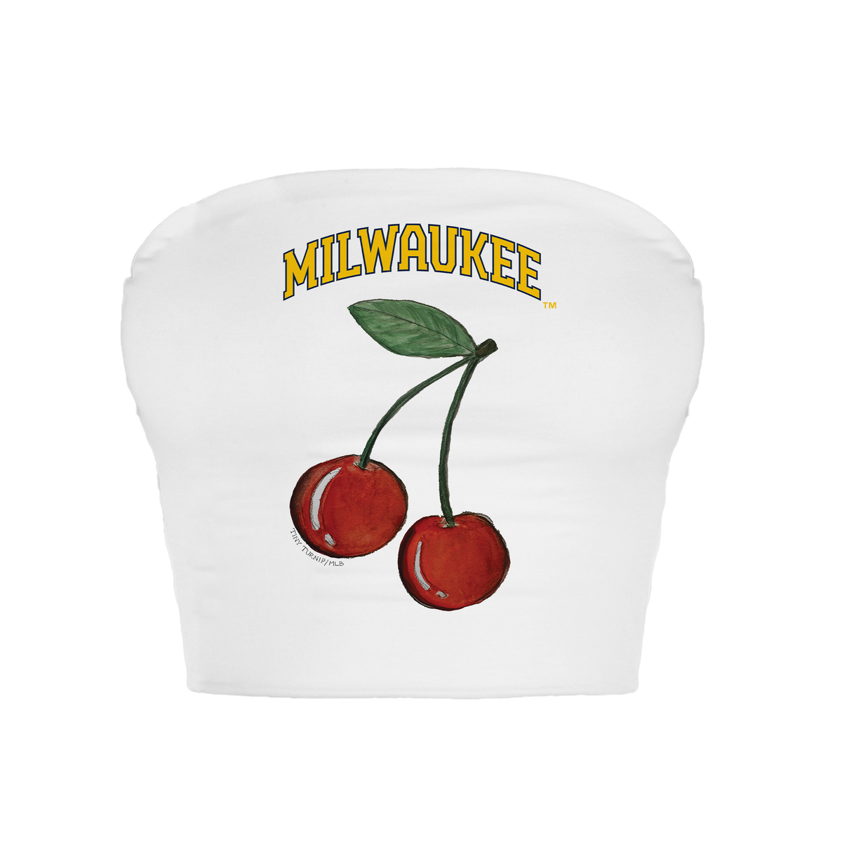 Milwaukee Brewers Cherry Crop Tube Top