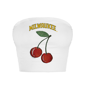 Milwaukee Brewers Cherry Crop Tube Top