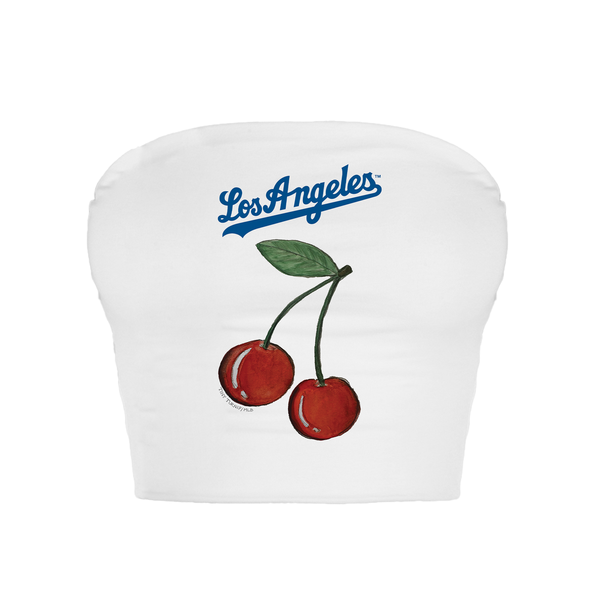 Los Angeles Dodgers Cherry Crop Tube Top