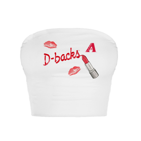 Arizona Diamondbacks Lipstick Crop Tube Top