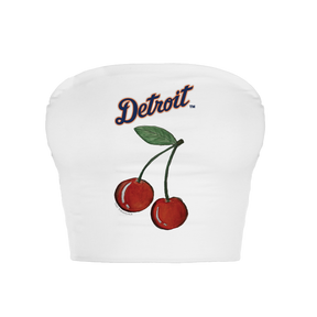 Detroit Tigers Cherry Crop Tube Top