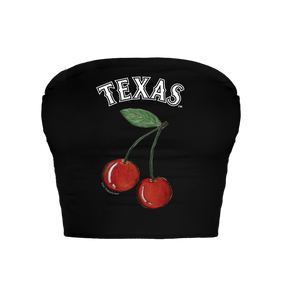 Texas Rangers Cherry Crop Tube Top