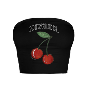 Milwaukee Brewers Cherry Crop Tube Top
