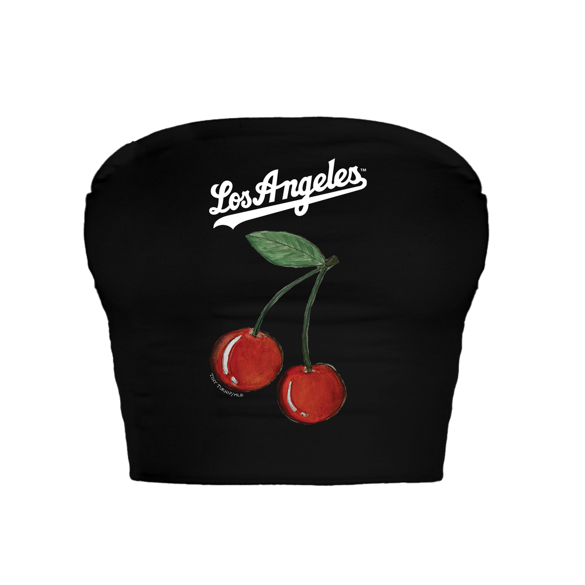 Los Angeles Dodgers Cherry Crop Tube Top