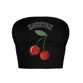 Houston Astros Cherry Crop Tube Top