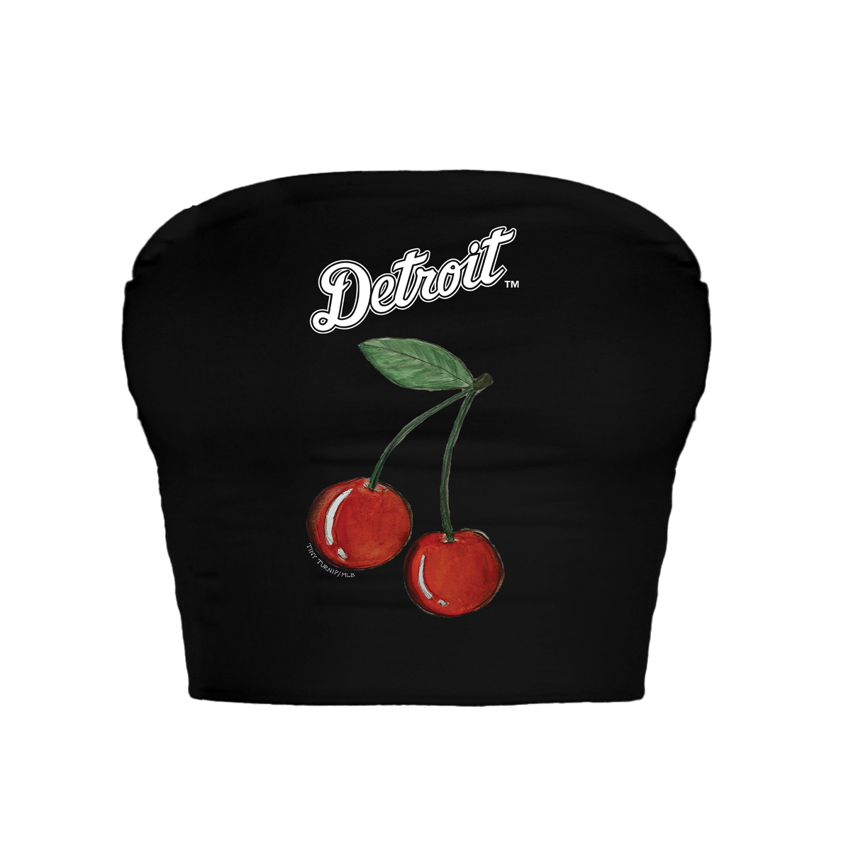 Detroit Tigers Cherry Crop Tube Top