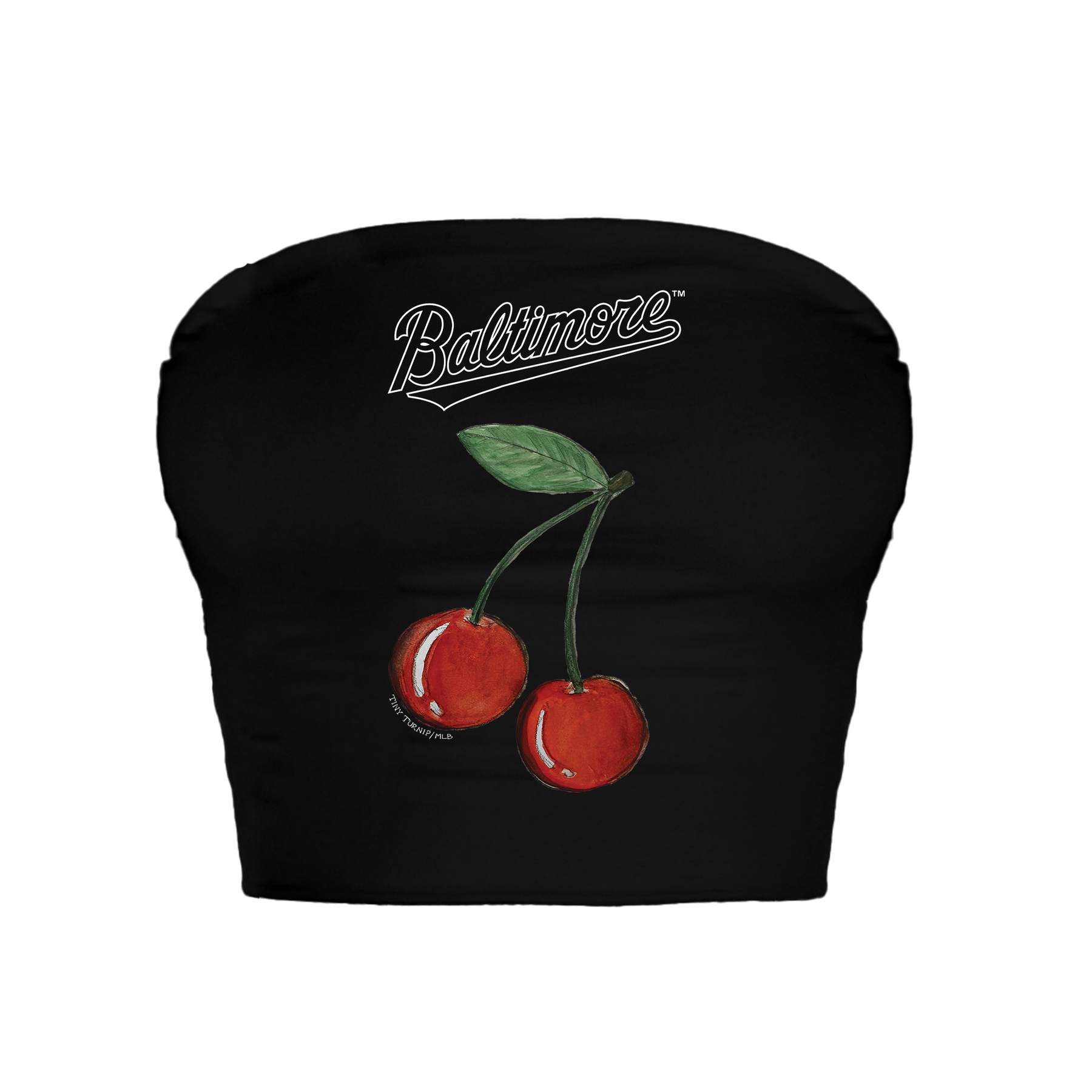 Baltimore Orioles Cherry Crop Tube Top
