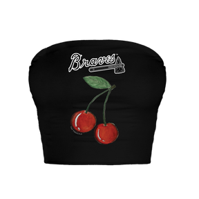 Atlanta Braves Cherry Crop Tube Top