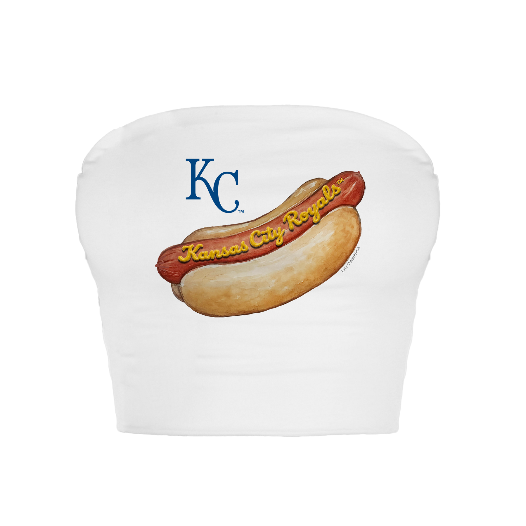 Kansas City Royals Hot Dog Crop Tube Top