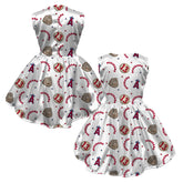 Glove and Baseball w/ Name, Number, Logo - Sassy In Satin - Tiny Turnip
