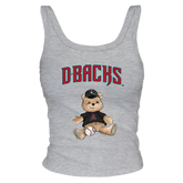 Arizona Diamondbacks Teddy Ribbed Tank - Tiny Turnip
