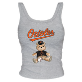 Baltimore Orioles Teddy Ribbed Tank - Tiny Turnip