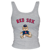 Boston Red Sox Teddy Ribbed Tank - Tiny Turnip
