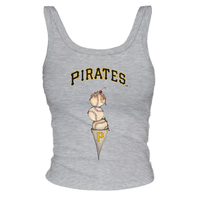 Pittsburgh Pirates Triple Scoop Ribbed Tank