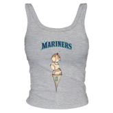 Seattle Mariners Triple Scoop Ribbed Tank