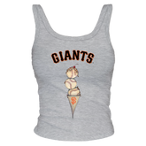 San Francisco Giants Triple Scoop Ribbed Tank - Tiny Turnip