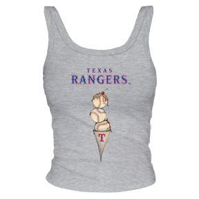 Texas Rangers Triple Scoop Ribbed Tank