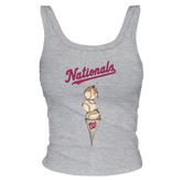 Washington Nationals Triple Scoop Ribbed Tank