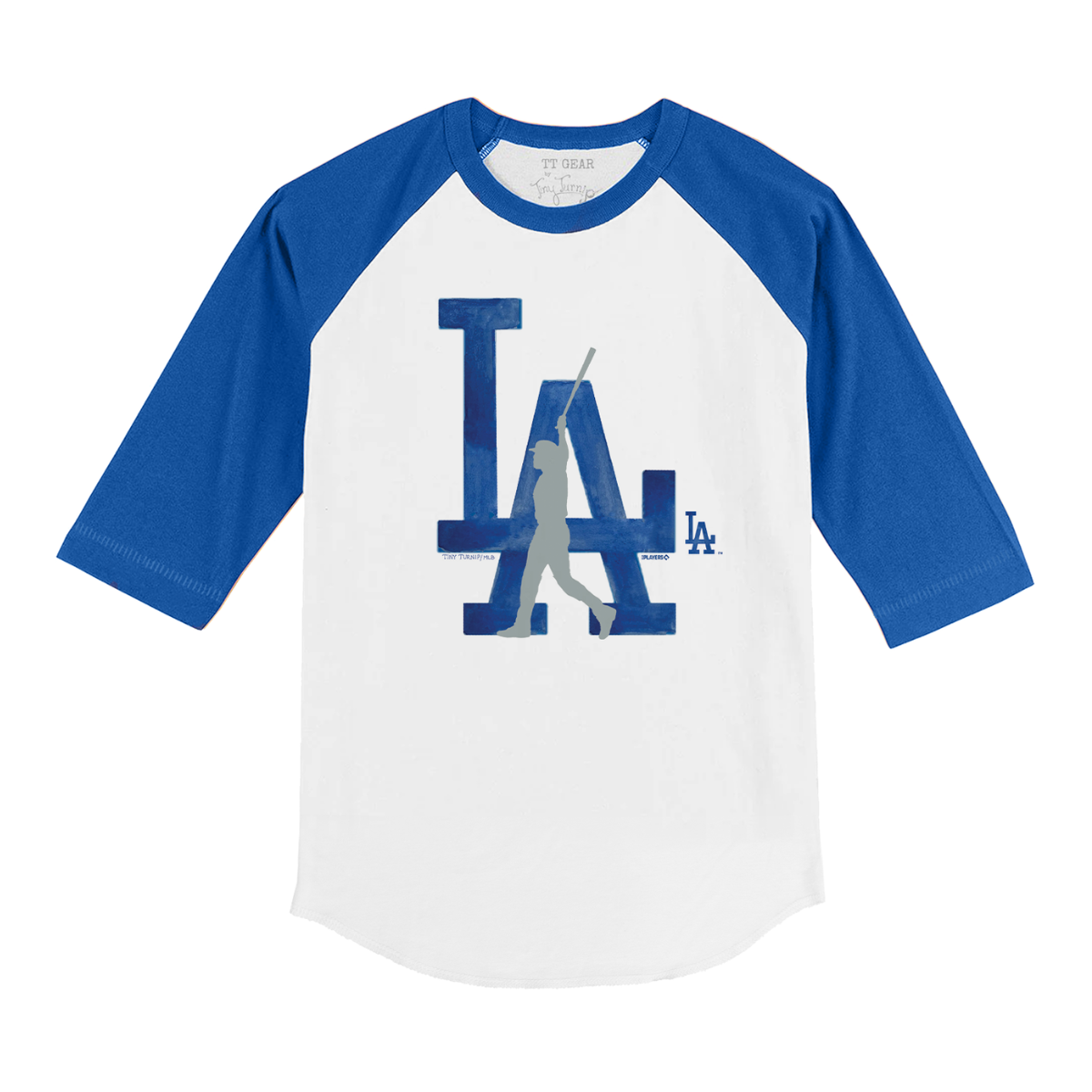 LA Walk Off Chelsea Freeman Dodgers 3/4 Royal Blue Sleeve Raglan