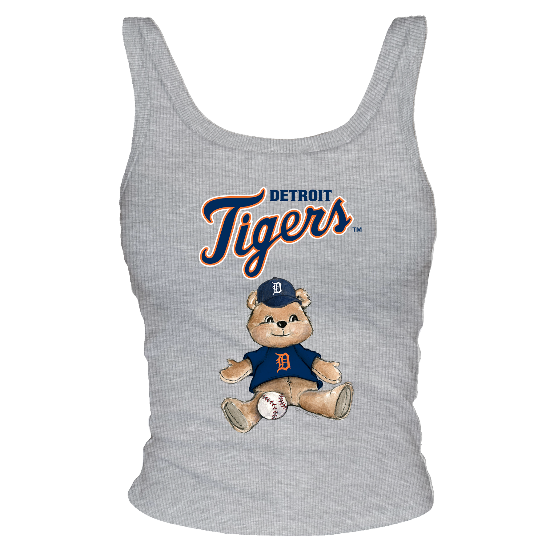 Detroit Tigers Teddy Ribbed Tank
