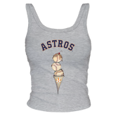 Houston Astros Triple Scoop Ribbed Tank