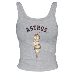 Houston Astros Triple Scoop Ribbed Tank