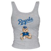 Kansas City Royals Teddy Ribbed Tank - Tiny Turnip