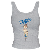 Los Angeles Dodgers Triple Scoop Ribbed Tank