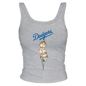 Los Angeles Dodgers Triple Scoop Ribbed Tank
