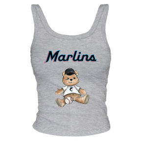 Miami Marlins Teddy Ribbed Tank